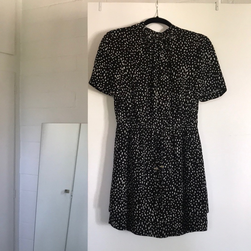 ALC dotted mini dress